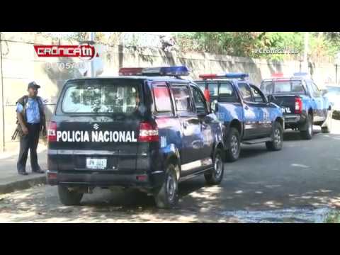Operativo policial recupera material robado a una empresa de Managua - Nicaragua