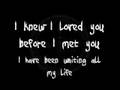 Savage Garden - I Knew I Loved You | FedLyrics