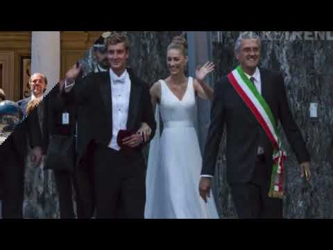 Mariage de Beatrice et Pierre Casiraghi : Diamants et robe gold à l'italienne, au Château Borromeo