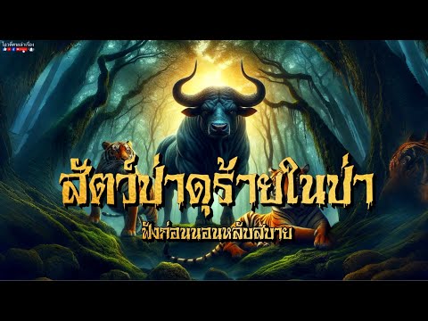 สัตว์ป่าดุร้ายในป่า