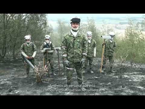 Así es el trabajo de los soldados en el control y extinción de incendios forestales