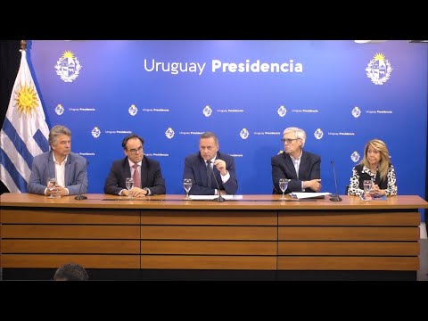 Conferencia de prensa del secretario de Presidencia, Álvaro Delgado