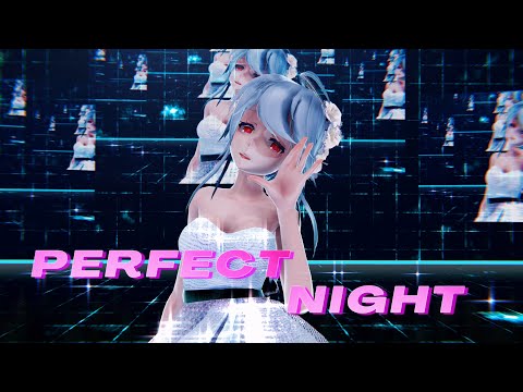 ?MMD? Yowane Haku - Perfect Night / Le Sserafim [4KUHD60FPS][Eng sub]