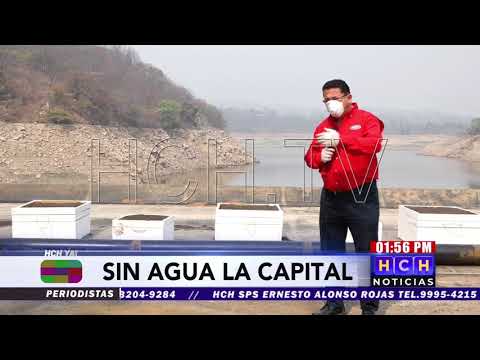 ¡Casi desérticas lucen las represas Concepción y Los Laureles de la capital! se acaba el agua
