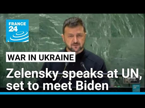 Zelensky warns of Russia threat at UN ahead of meeting with Biden • FRANCE 24 English