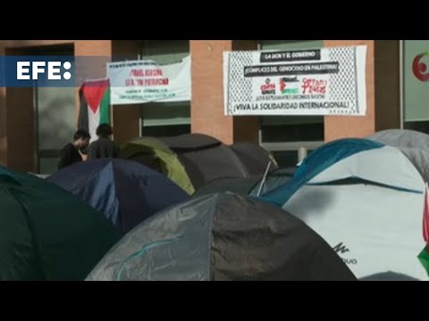 Las acampadas pro Palestina se extienden por las universidades españolas
