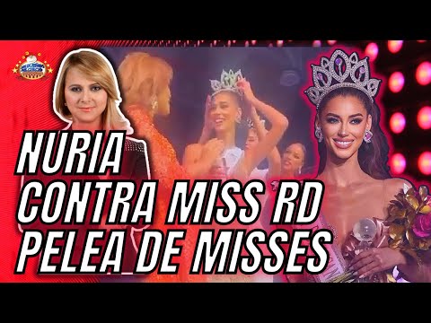 NURIA LE ENTRA AL MISS RD. PELEA DE MISSES EN CAMERINO. GANÓ EX DE MARC ANTHONY, NO HABLA ESPAÑOL