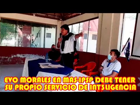 EVO MORALES SE REUNIÓ CON LA JUVENTUD DEL BENI POR LA UNIDAD DEL MAS-IPSP...