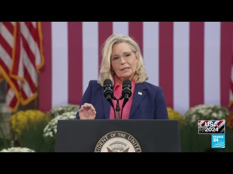 Liz Cheney ratifica su apoyo en carrera presidencial estadounidense de Kamala Harris • FRANCE 24