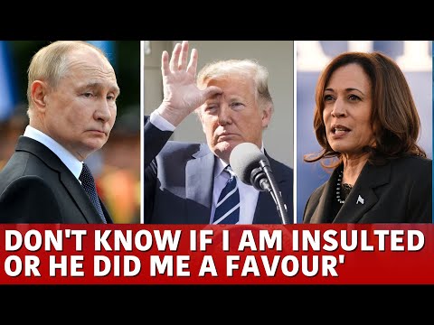 Trump LIVE | Donald Trump Reacts After Putin 'Endorsed' Kamala Harris | Trump Mocks Kamala LIVE