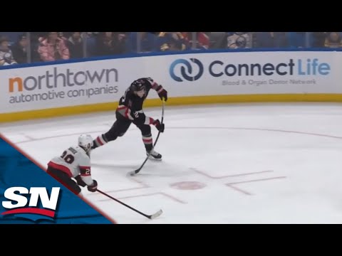 Tage Thompson shows off his shot with pair of wicked wristers vs. Senators
