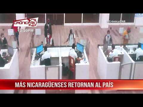 173 nicaragüenses retornan con sus familias procedentes de Panamá