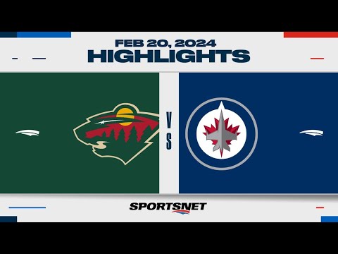NHL Highlights | Wild vs. Jets - February 20, 2024