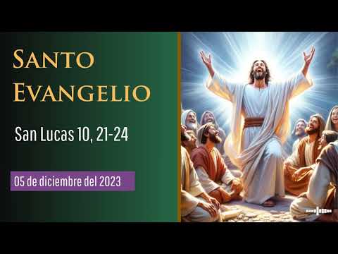 Evangelio del 5 de diciembre de 2023 SEGÚN SAN LUCAS 10, 21-24