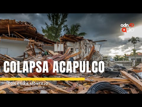 Acapulco bajo el agua por John y 3 muertos en EU por Helene | La calle #adn40radio