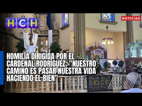 Homilía dirigida por el Cardenal Rodríguez: Nuestro camino es pasar nuestra vida haciendo el bien