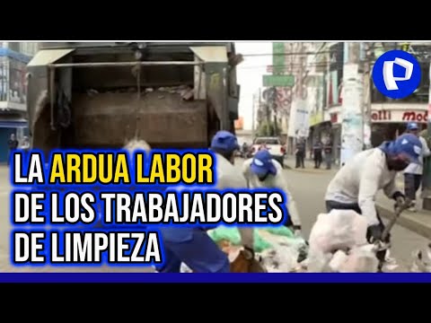 Día del Trabajador: esta es la ardua labor de los empleados de limpieza pública