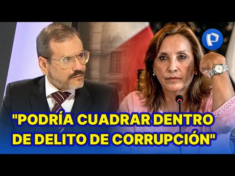Martín Salas sobre Boluarte: Préstamo de relojes Rolex podría cuadrar dentro de delito de corrupción