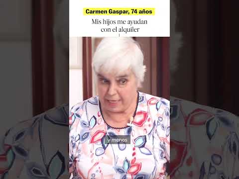 CRISIS VIVIENDA | Mis hijos me ayudan a pagar el alquiler