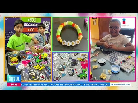 Niños emprendedores usan su creatividad para desarrollar sus productos | Noticias Crystal Mendivil