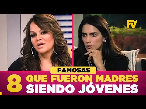 8 Famosas que fueron madres siento Muy Jóvenes