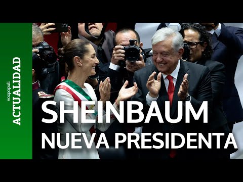 Sheinbaum asume como presidenta prometiendo continuar con el humanismo mexicano