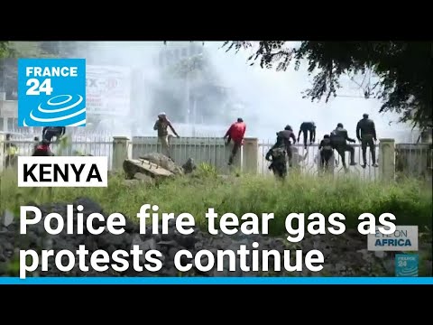 Kenya police fire tear gas as anti-government protests drag on • FRANCE 24 English