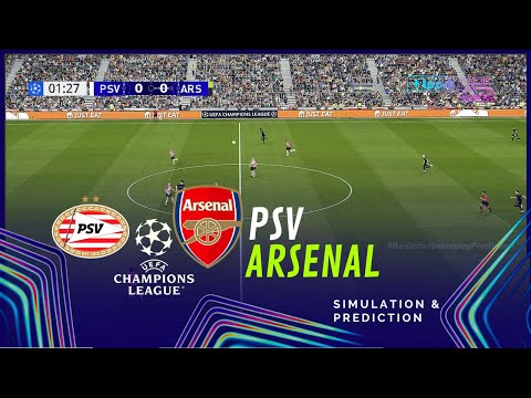 PSV vs ARSENAL Champions League 24 25 Simulation and Prediction