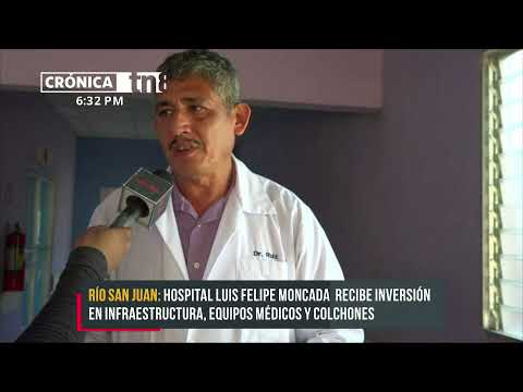Pacientes estrenan colchones en el Hospital departamental de Río San Juan - Nicaragua