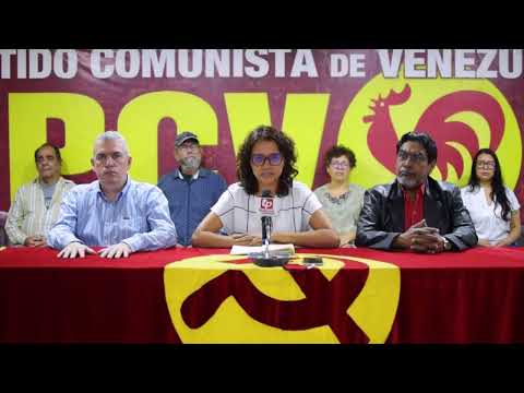 Partido Comunista de Venezuela, rueda de prensa, 4 de marzo de 2024