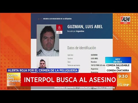 Interpol busca a Abel Guzmán, el asesino del peluquero