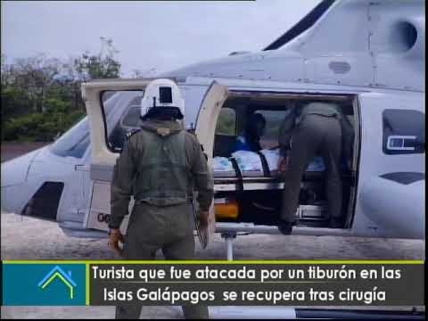 Turista que fue atacada por un tiburón en la islas Galápagos se recupera tras cirugía