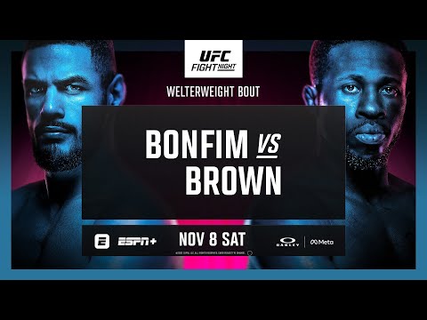 UFC Vegas 111: Bonfim vs Brown - November 8th | Fight Promo