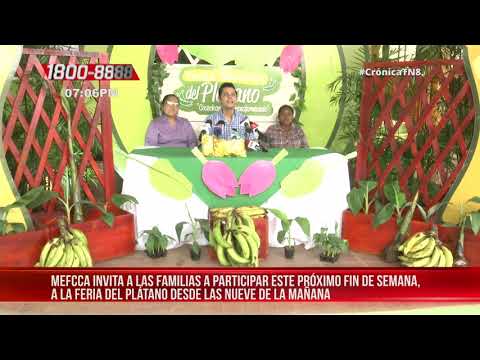 Feria del plátano en el parque de ferias Managua – Nicaragua