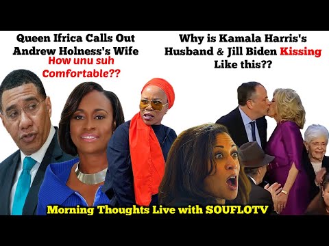Kamala Harris Husband and Jill Biden Shares Strange Kiss / Queen Ifrica Calls Out Juliet Holness