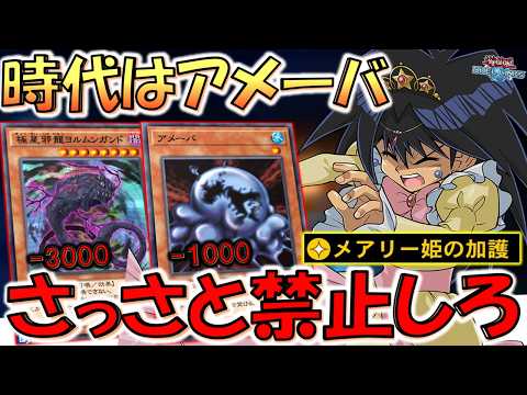 【女装野郎下方修正しろ】このままではアメーバもリミット１不可避！ アメーバとメアリー姫の加護で先攻ワンキル【遊戯王デュエルリンクス】【Yu-Gi-Oh! DUEL LINKS FTK】
