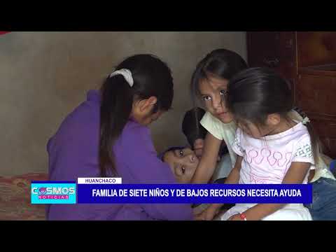 Huanchaco: Familia de siete niños y de bajos recursos necesita ayuda