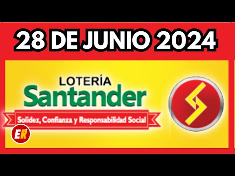 Resultado LOTERIA DE SANTANDER  VIERNES 28 de junio de 2024