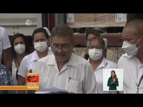 Movimiento de Solidaridad con Cuba en EE.UU. dona jeringuillas para la vacunación contra COVID -19