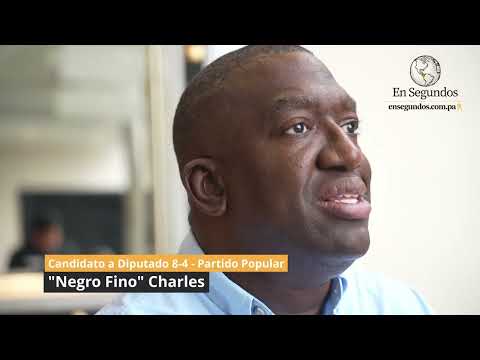 “Negro Fino” Charles, el soñador que quiere llegar a la Asamblea Nacional