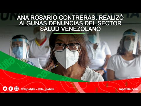 Ana Rosario Contreras, realizó algunas denuncias del sector salud venezolano