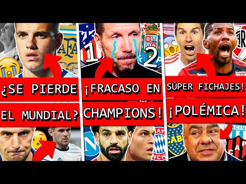 Este TITULAR de ARGENTINA ¿Se pierde MUNDIAL?+ FRACASO en CHAMPIONS+ RIVER busca 4 FICHAJE+ POLEMICA