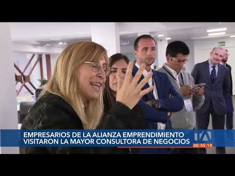 Empresarios de la Alianza Emprendimiento visitaron la mayor consultora de negocios en Ecuador