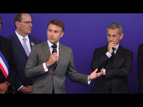 Prolongement de la ligne 14: Macron inaugure la gare St Denis-Pleyel | AFP Images