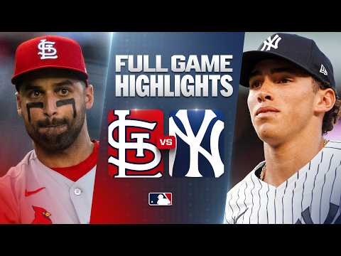 세인트루이스 카디널스 vs 뉴욕 양키스: 공식 풀 경기 하이라이트 (8월 4) | 2026 MLB 시즌