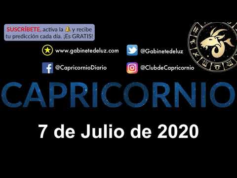 Horóscopo Diario - Capricornio - 7 de Julio de 2020