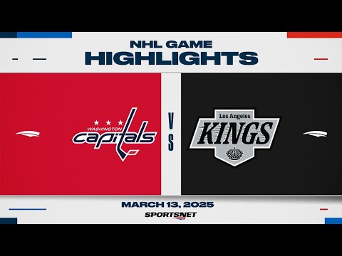 NHL Highlights | Capitals vs. Kings - March 13, 2025