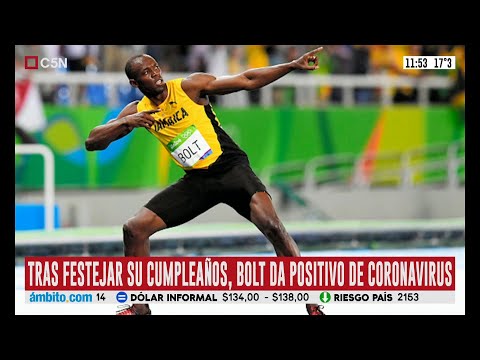 Usain Bolt positivo de coronavirus tras festejar su cumpleaños