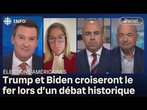 Panel américain : premier affrontement entre Donald Trump et Joe Biden