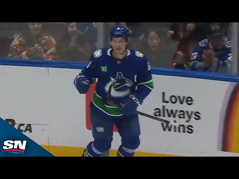 Canucks J.T. Miller Sets Up Brock Boeser To Record First Point In His Return